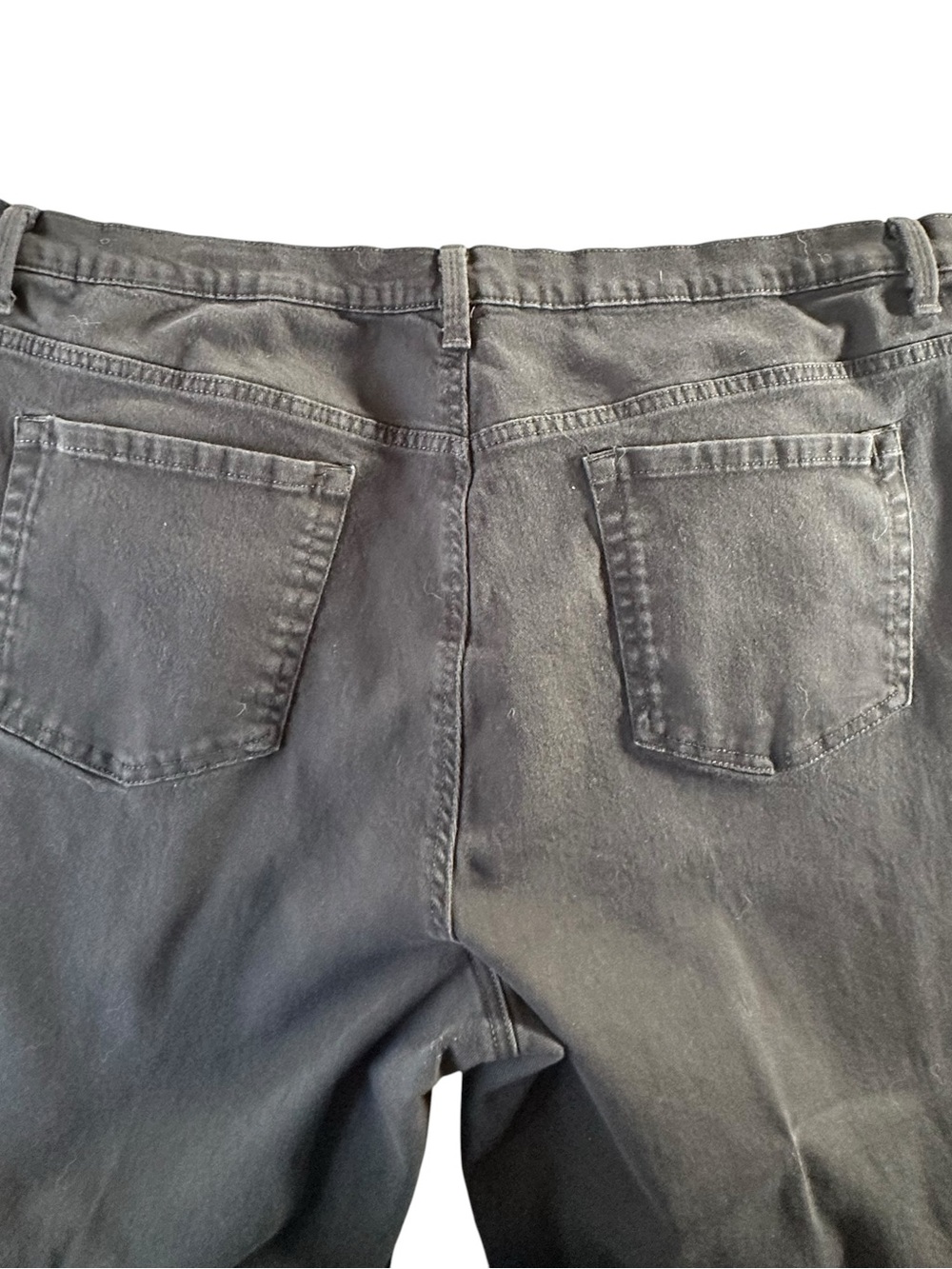 Gloria Vanderbilt Black High-Rise Straight Jeans 22W - Picture 7 of 14
